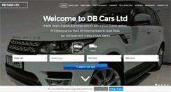 Desktop Screenshot of dbcars.co.uk