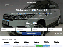 Tablet Screenshot of dbcars.co.uk